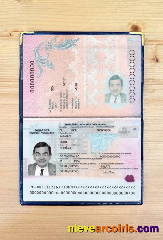 Romania passport 2021-present photolook